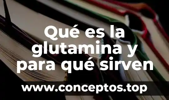 Qué es la glutamina y para qué sirven