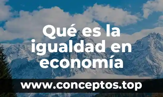 Externalidad que es economia concepto fcil 4 Qué es la igualdad en economía
