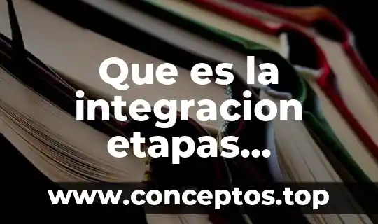 Que es integracion social en la recreacion 3 Que es la integracion etapas elementos de la administracion