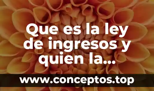 Que es mas importante egresos o ingresos 8 Que es la ley de ingresos y quien la promulga