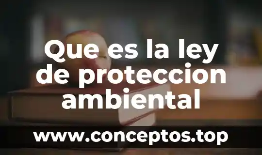 Que significa norma ambiental y que es una norma ambiental 6 Que es la ley de proteccion ambiental