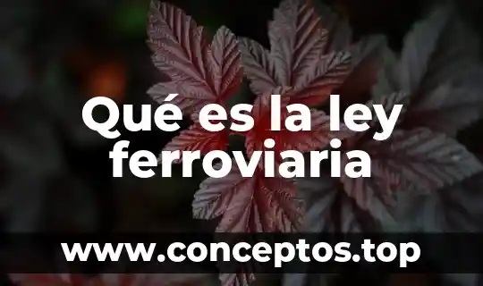 Que es la ley dentro del mundo griego 5 Qué es la ley ferroviaria