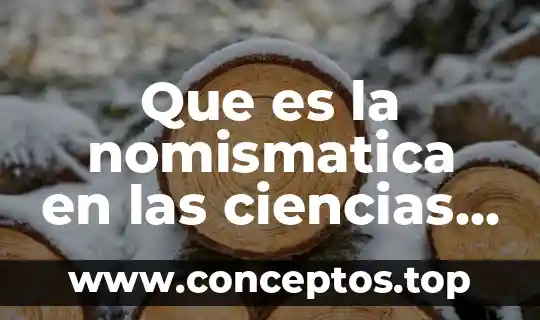 Qué es ciencias auxiliares de la etimología 6 Que es la nomismatica en las ciencias auxiliares