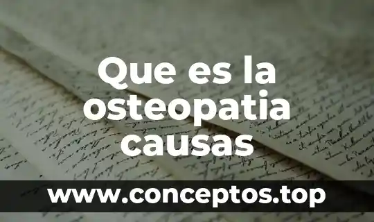 Escases de agua que es causas y consecuencias 7 Que es la osteopatia causas