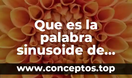Que es significa la palabra negocio 7 Que es la palabra sinusoide de un regulador