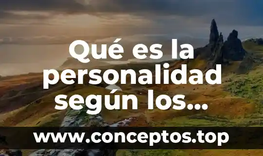 Qué es la personalidad según los griegos