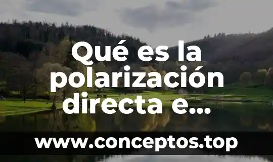 Qué es la polarización directa e inversa de un diodo