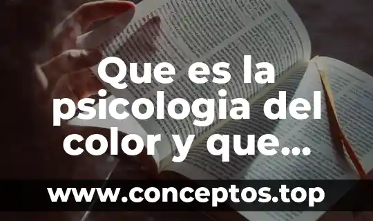 Que es el principio de control de estimulos en psicologia 8 Que es la psicologia del color y que estudia