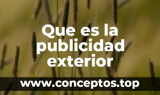 Multimedia publicidad que es yahoo 3 Que es la publicidad exterior