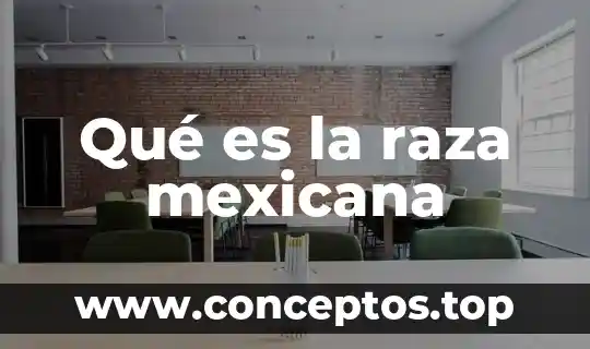 Qué es la raza mexicana