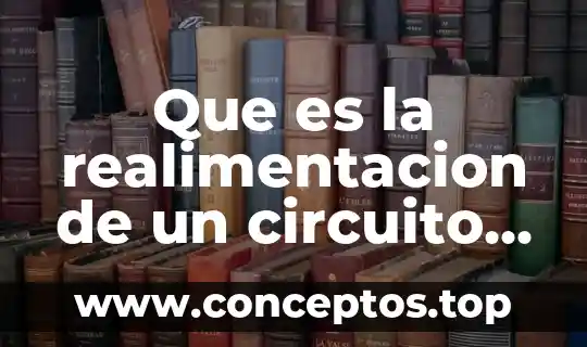 Que es un servomecanismo electrico 6 Que es la realimentacion de un circuito electrico