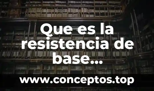 Para que es recomendable la base en color 4 Que es la resistencia de base amplificador