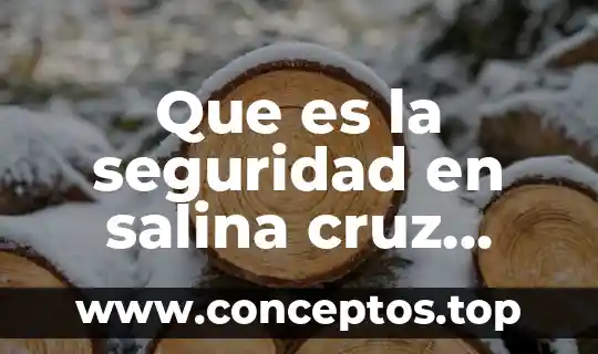 Qué es el movimiento internacional de la cruz roja 4 Que es la seguridad en salina cruz oaxaca