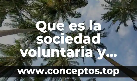 Que es la sociedad voluntaria y separacion de bienes