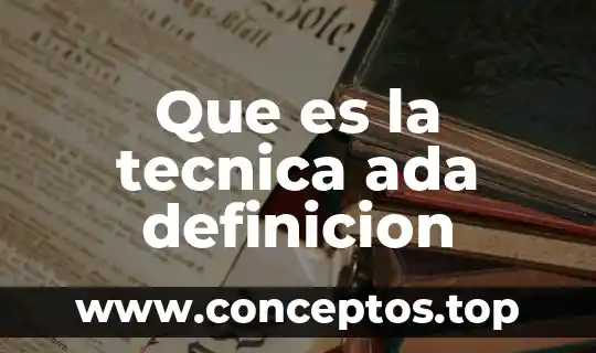 Que es sensibilización definición 4 Que es la tecnica ada definicion