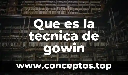 Que es la tecnica del tallado 4 Que es la tecnica de gowin