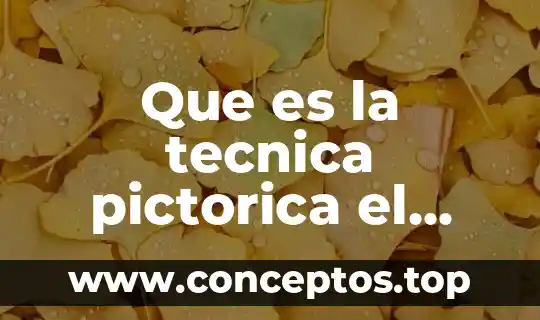 Que es la tecnica pictorica el fresco