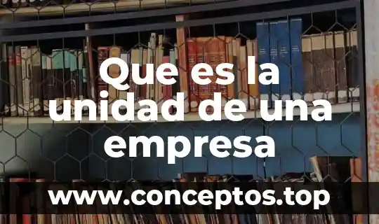 Que es la figura fiscal de una empresa 4 Que es la unidad de una empresa