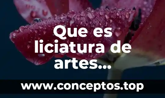 Que es liciatura de artes dramaticas