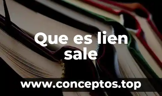 Que es lien sale