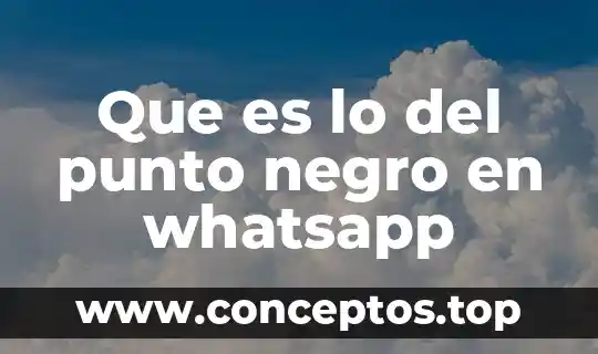 Que es fuente y tipos de fuente 3 Que es lo del punto negro en whatsapp
