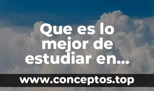 Que es lo mejor de estudiar en linea