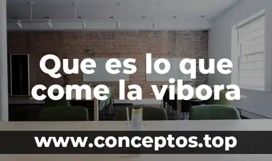 Variantes lexicas que es 3 Que es lo que come la vibora