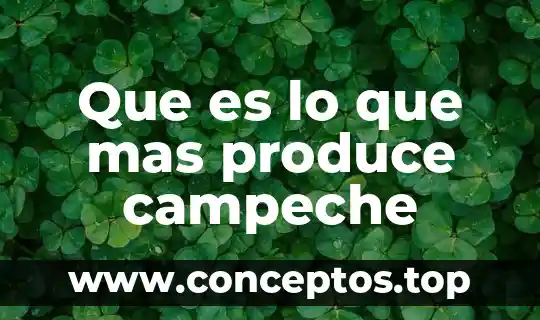 Que es lo que mas produce tijuana en la industria 6 Que es lo que mas produce campeche