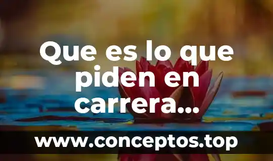 Que es una carrera profesional segun autores 5 Que es lo que piden en carrera delaboratorista quimico