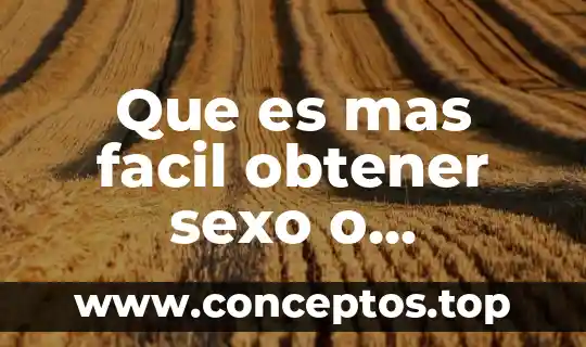 Que es mas facil obtener sexo o marihuana