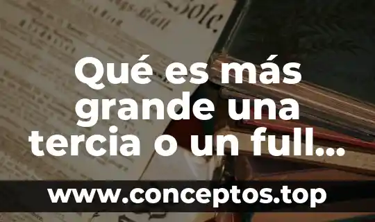 Qué es más grande una tercia o un full house