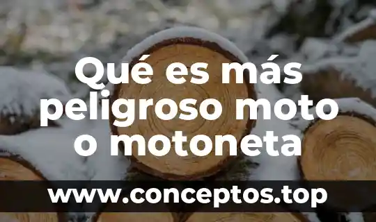Qué es más peligroso moto o motoneta