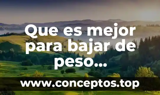 Que es mejor para bajar de peso escaladoras o crossfit