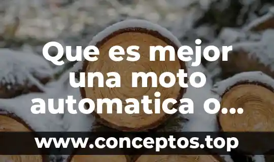 Que es mejor una moto automatica o semiautomatica