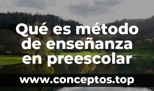 Libro donde enseña que es el método de interpretación teilogico 7 Qué es método de enseñanza en preescolar