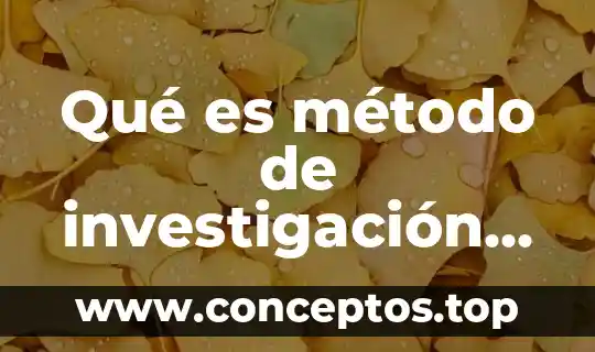 Qué es área de investigación en una tesis 8 Qué es método de investigación descriptivo en psicología