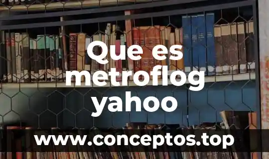 Que es metroflog yahoo