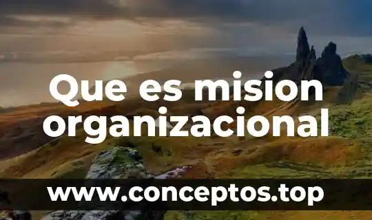 Qué es una intervención en desarrollo organizacional tipos 7 Que es mision organizacional