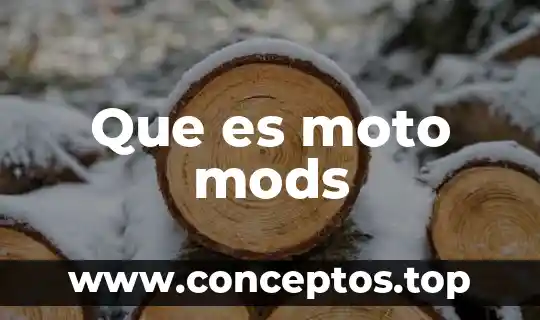 Que es moto mods