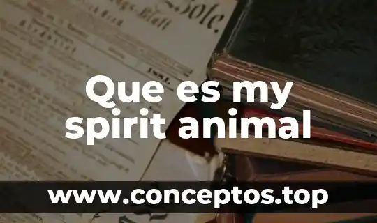 Que es my spirit animal