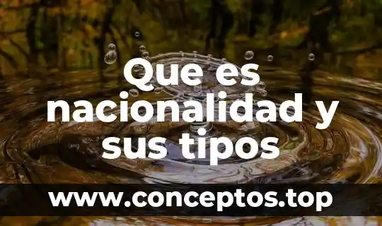 Que es eutanasia y tipos de eutanasia 3 Que es nacionalidad y sus tipos