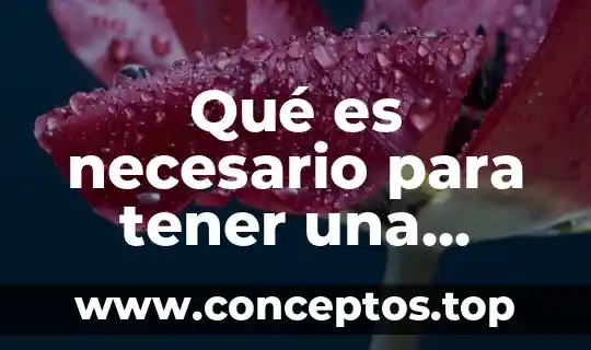 Qué es necesario para tener una identidad personal