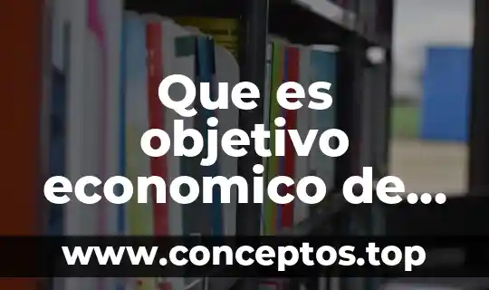 Defina que es una misión una visión y un objetivo 4 Que es objetivo economico de una empresa