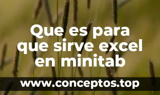 Función fecha variantes en Excel que es 3 Que es para que sirve excel en minitab