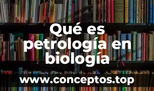 Qué es petrología en biología
