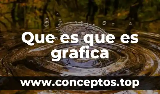 Que es que es grafica