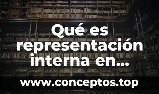 Qué es representación interna en lógica