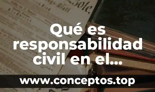 Qué es responsabilidad civil en el derecho informático