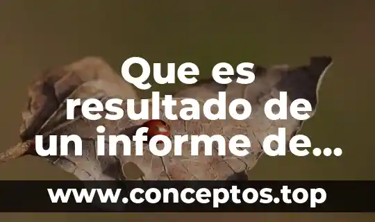 Que es informe academico de titulacion 4 Que es resultado de un informe de servicio social