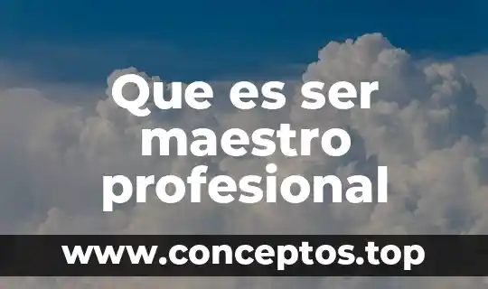 Que es ser una persona imbesil 8 Que es ser maestro profesional